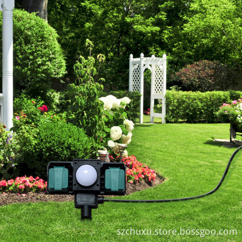 2 Gang Outdoor Portable Socket